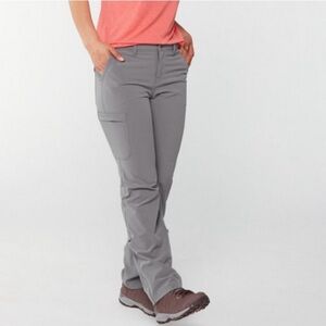 REI Co-op Women's Kornati Roll Up Pants Hiking Outdoor Cargo 12 Petite Grey